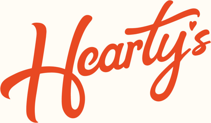 Heartys food hall logo